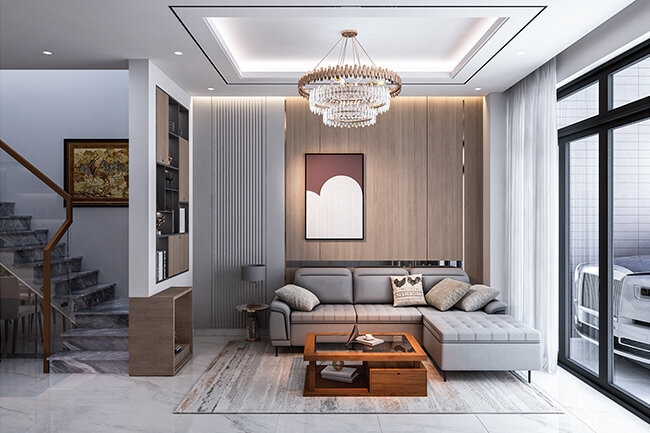 Thiết Kế Nội Thất Nhà Phố Thuận An Bình Dương