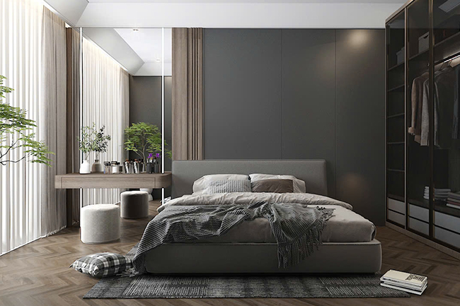 Thiết Kế Nội Thất Nhà Phố 2 Phòng Ngủ Tại Bến Cát Bình Dương